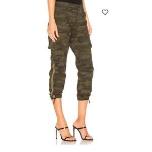 Sanctuary Womens Cargo Terrain Utility Pant In Mother Nature Army Camo 24 / XS